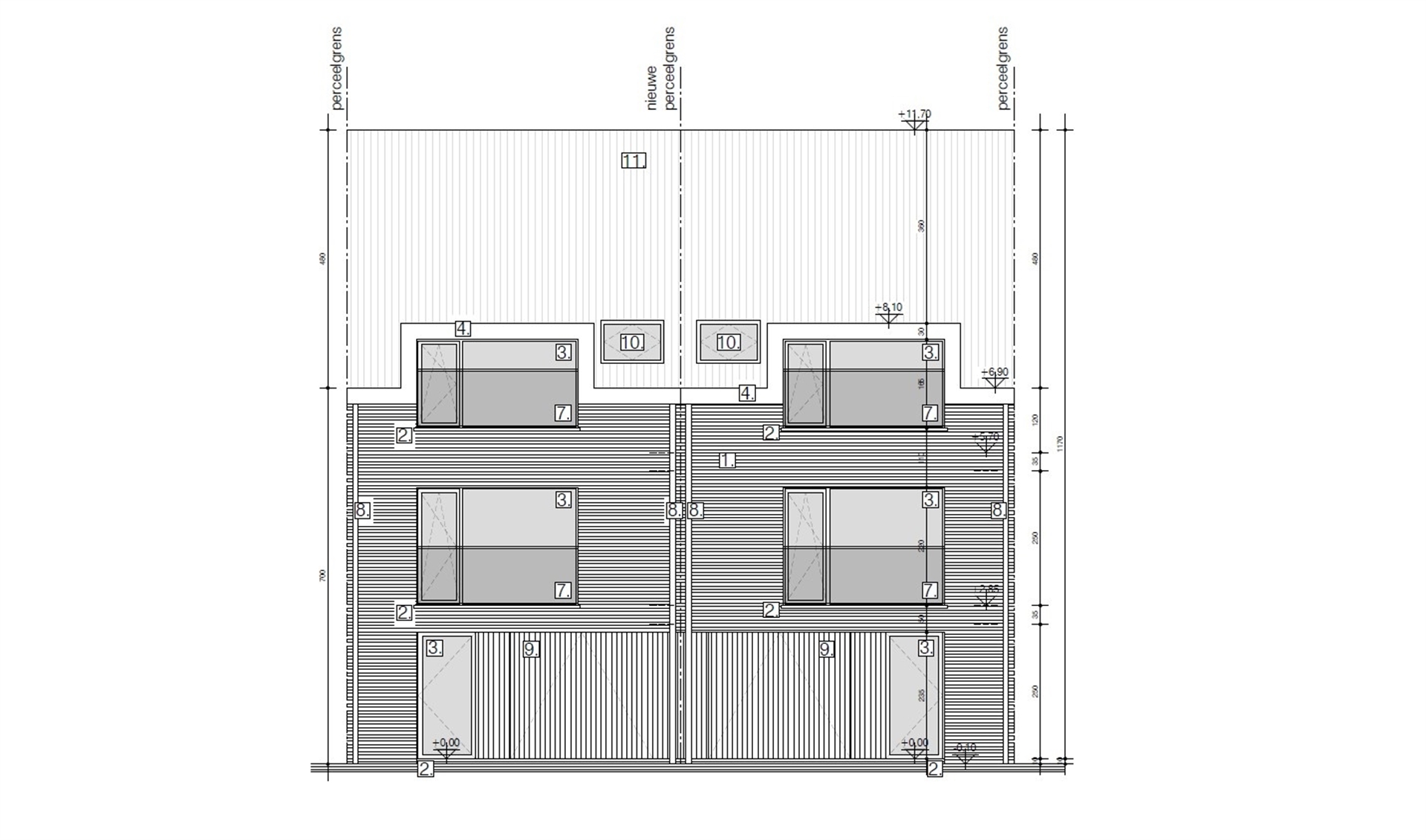 Bouwgrond voor 2 woningen met vergunning - foto 3