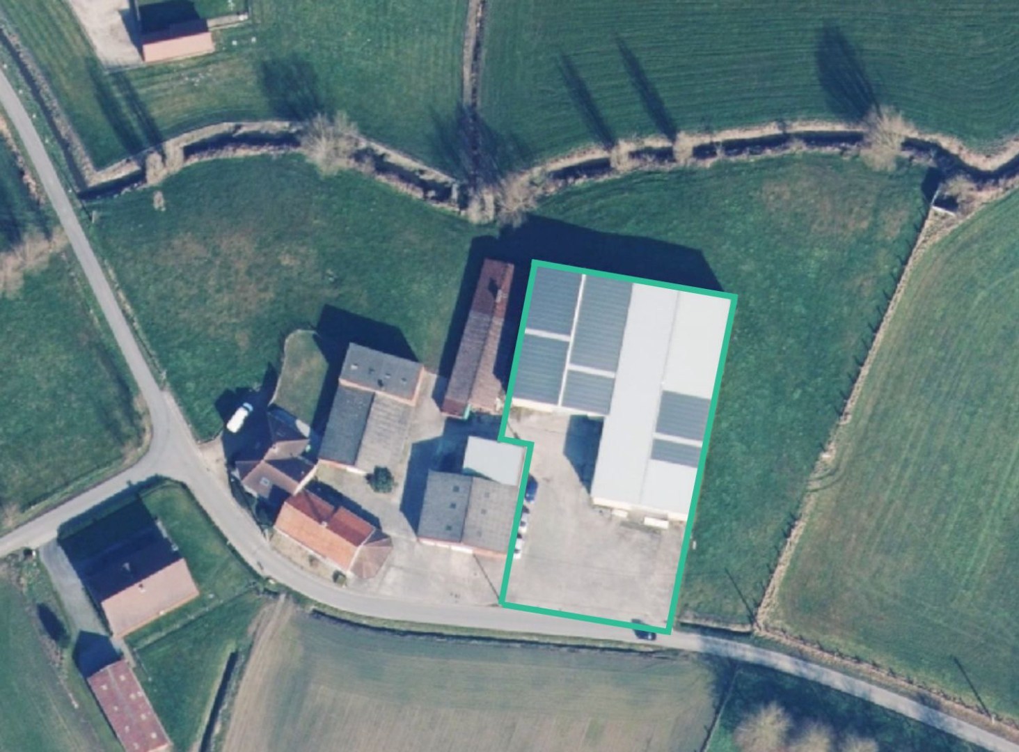 Opgesplitste opslagloods te huur op landelijke toplocatie in Dentergem - foto 4