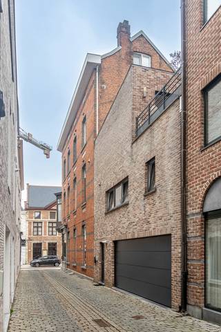 Het betreft 2 naastgelegen panden:

1. Het gebouw gelegen te Koning Albertstraat 89 bestaat momenteel uit een handelspand op het gelijkvloers en twee appartementen op de bovengelegen verdiepingen.

- De handelsruimte (66 m²) doet dienst als kapperszaak. Dankzij de praktische indeling leent deze ruimte zich voor diverse commerciële activiteiten, doch hoeft deze ruimte geen handelszaak te blijven.
- Op de 1ste verdieping vinden we een charmante studio (66 m²). De keuken beschikt over keramische kookplaat en wasbak. De badkamer is voorzien van douche in bad, toilet en lavabo.
- Op de 2de verdieping bevindt zich een duplex appartement. We komen binnen in de ruime woonkamer met open keuken (57 m²). Achter de keuken vinden we de badkamer. De drie ruime kamers (30, 17 en 16 m²) bevinden zich op de bovengelegen verdieping.
- Daarnaast is er een ruime kelder (41 m²) met extra douche en aansluitingen voor wasmachine en droogkast.

2. Het naastgelegen gebouw te Drieharingenstraat 4 werd gebouwd in 2005 en bestaat uit een garage met plaats voor twee wagens en een bovengelegen duplex appartement (100 m²) met ruim terras.

- Op het gelijkvloers vinden we de ruime garage (54 m²) voor twee wagens.
- Het duplex appartement (100 m²) bevindt zich op de bovengelegen verdiepingen. Op de 1ste verdieping is er de keuken, slaapkamer en badkamer. De woonkamer en ruim terras bevinden zich op 2de verdieping.

Het pand heeft EPC-attesten met labels B, C &amp; D, waardoor er geen renovatieverplichting geldt.