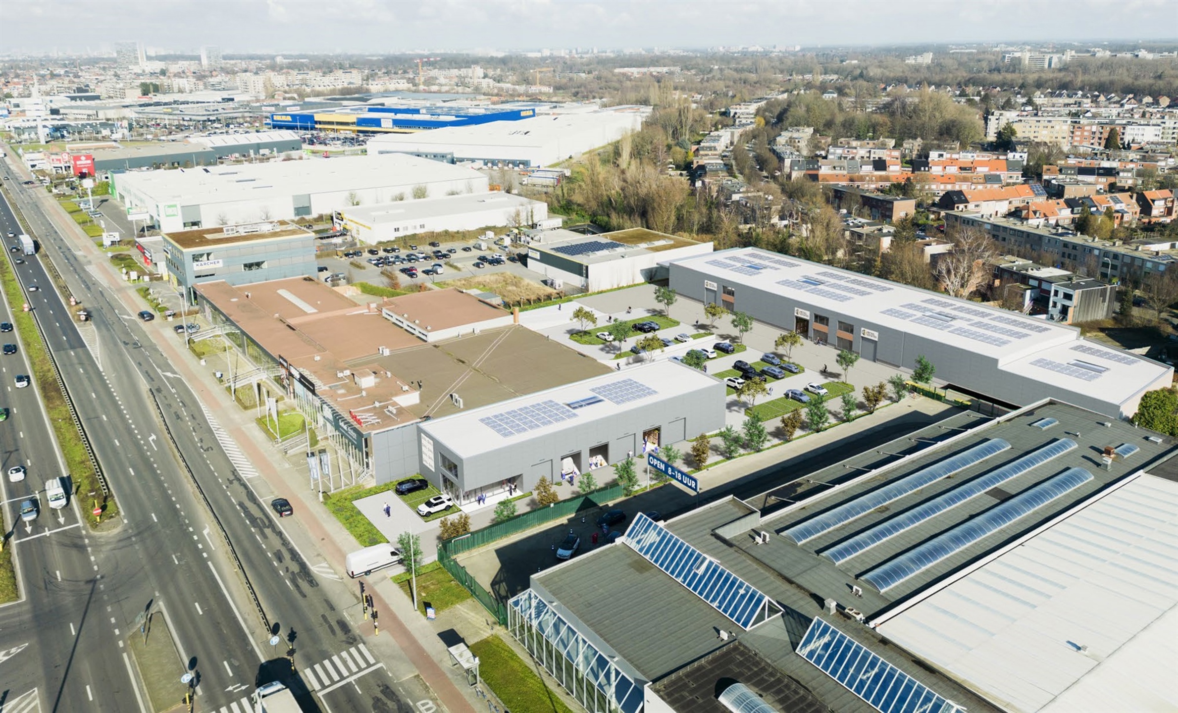 Wilrijk: magazijnruimte 1.211m² - foto 1