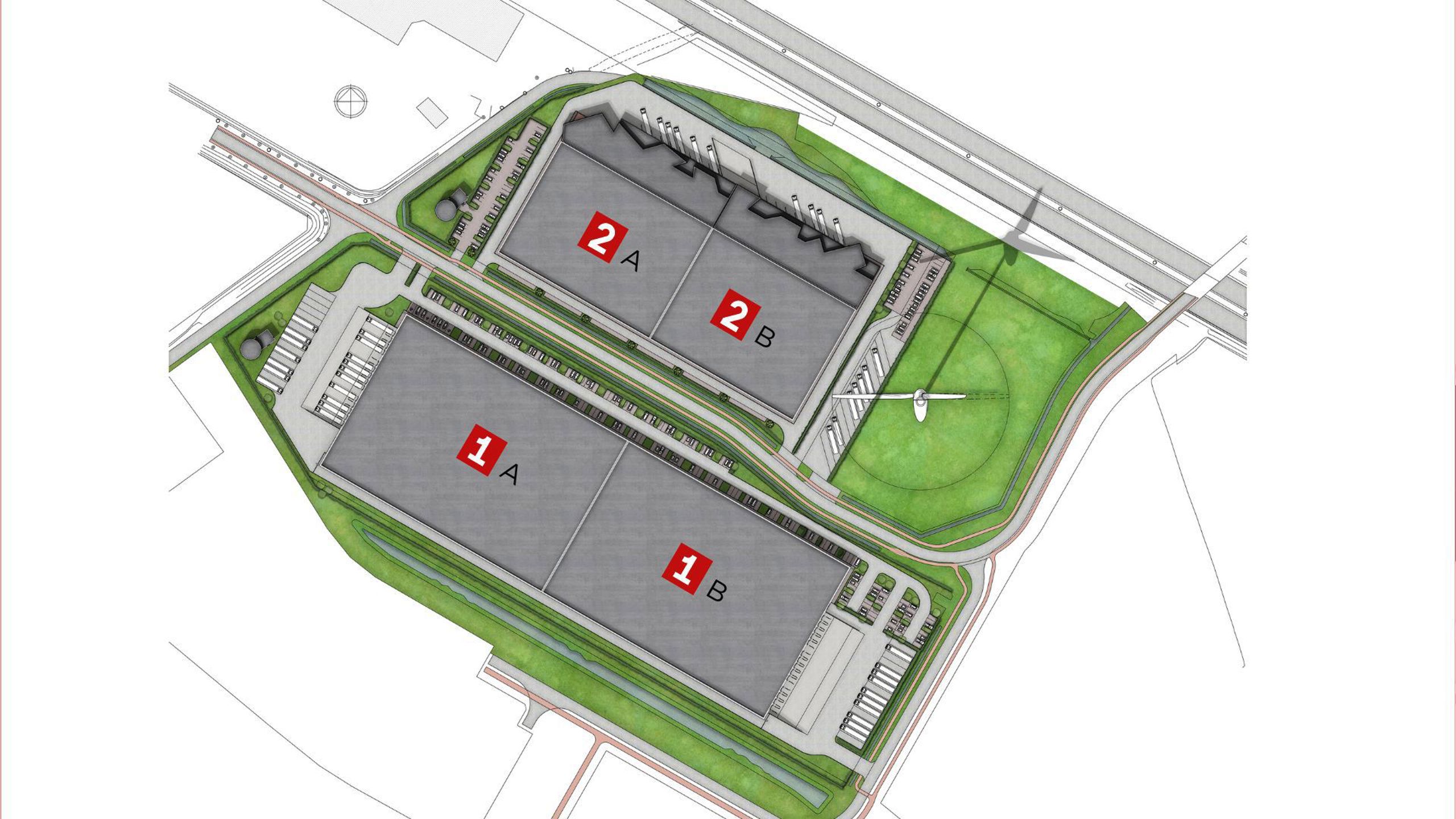 Magazijn 1-A : 14.085m² met mezzanine 2.760m² en kantoor 252m² - foto 3