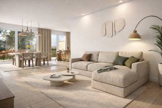 <p>Dit stijlvolle nieuwbouwproject omvat twee halfopen bebouwingen in het rustige en idyllische Bottelare. <br />De woningen combineren een moderne architectuur met een warme uitstraling en zijn ontworpen met oog voor comfort, licht en functionaliteit.<br />Dankzij de grote raampartijen geniet u in elke ruimte van een overvloed aan natuurlijk licht én connectie met de tuin.<br /><br />INDELING:<br />Inkomhal, gastentoilet met lavabo, lichtrijke leefruimte met open keuken, praktische berging, 3 slaapkamers (waarvan 2 met zuidgericht terras), en een badkamer uitgerust met ligbad en inloopdouche. <br />De zolderverdieping biedt de mogelijkheid om extra kamer(s) en een tweede badkamer/dressing te creëren.<br /><br />U heeft bovendien de vrijheid om de keuken volledig naar eigen smaak in te richten, met een handelswaarde van €15.500 excl. btw, alle toestellen zijn van het merk AEG.<br /><br />Deze woning wordt gebouwd volgens de huidige, strenge energienormen en is uitgerust met onder andere zonnepanelen, een warmtepomp, hoogrendement dubbel glas en kwalitatieve vloer-, spouw- en dakisolatie.<br /><br />Aankoop aan 6% btw mogelijk op de constructie indien u aan de voorwaarden voldoet.<br /><br />Verkooprijs grond: 249.744 EUR.<br />Verkoopprijs constructie: 315.000 EUR.<br />Exclusief registratiekosten en btw.<br /><br />De vermelde oppervlakten zijn louter informatief en niet gebonden.<br /><br />Wenst u meer info, de plannen en het lastenboek, bel Marianne: 0478 38 12 88 of mail naar marianne@cornelis-goeman.be</p>