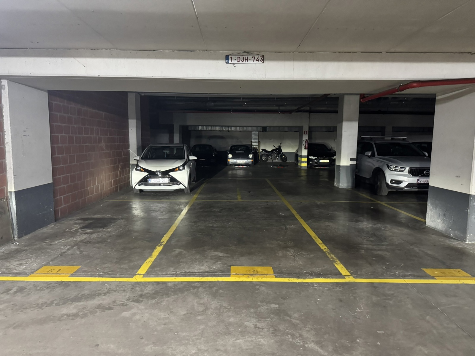 MARCEL THIRY – Parkeerplaats gelegen op niveau -1 aan de Marcel Thirylaan 216.