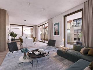 Luxueus 2 slaapkamer appartement in residentie Refuga (de voormalige Herckenrodekazerne), het unieke gloednieuwe project in centrum Hasselt. ...