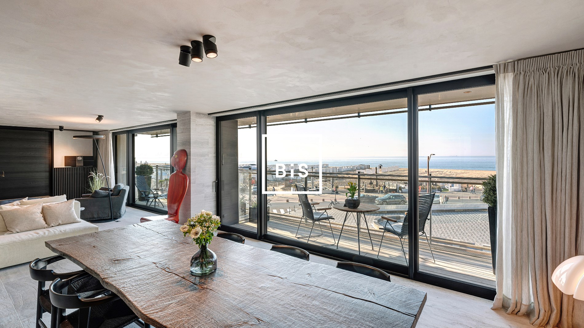 Uitzonderlijk appartement met 12,5m gevelbreedte en zicht op zee - foto 2