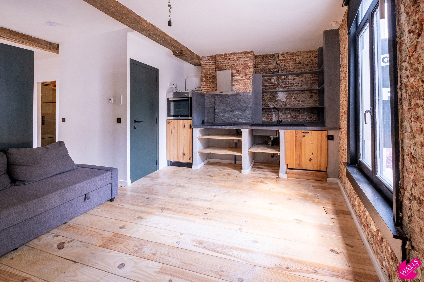 Appartement te huur in Antwerpen met 1 slaapkamer - foto 3