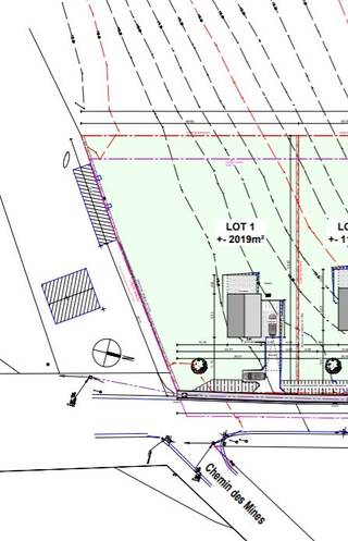 Terrain à Bâtir (lot 01) d’une superficie de 2019 m², pour villa 4 façades et par ailleurs disposant d’un permis d’urbanisme.Libre de...