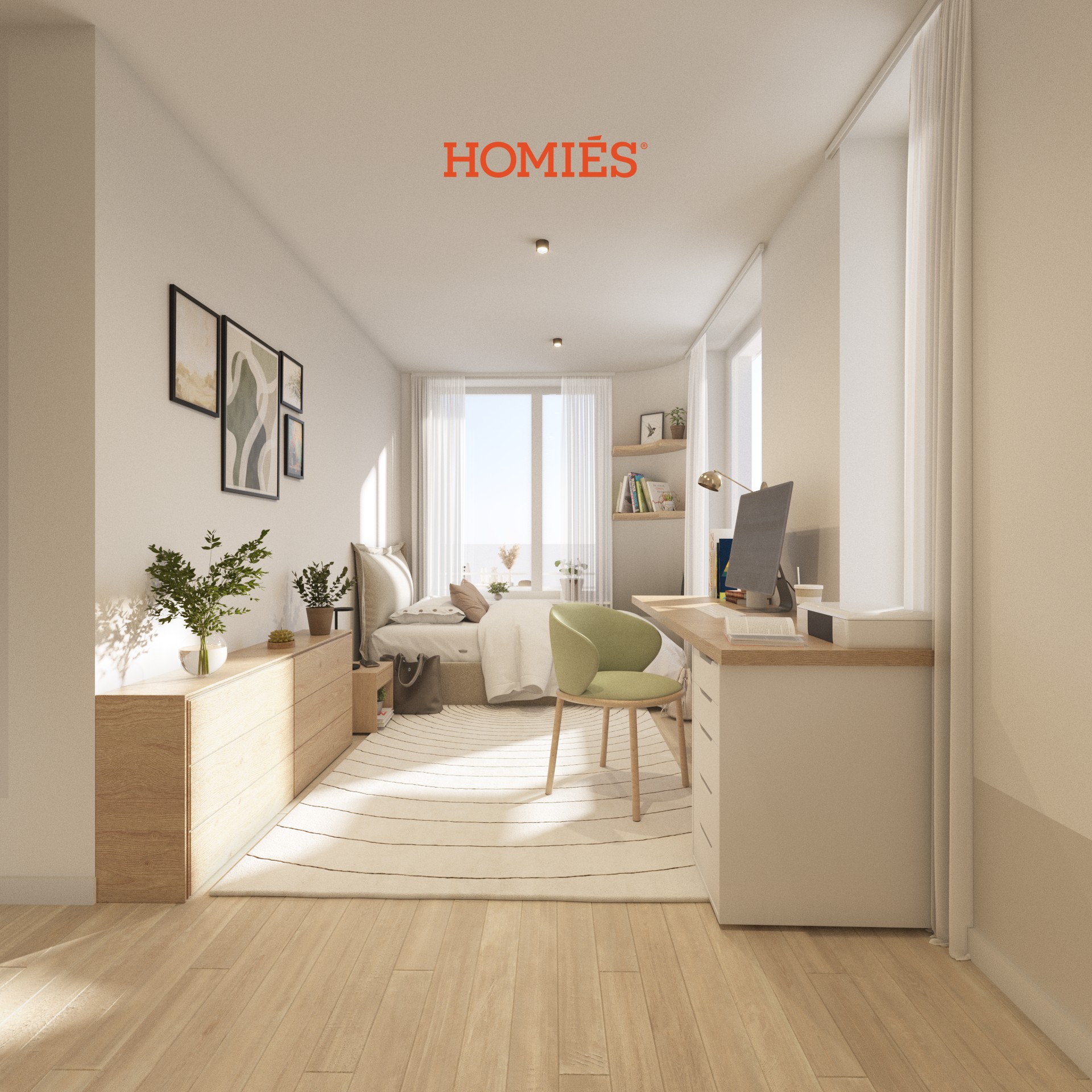 Nieuwbouw studentenkamers met eigen sanitair - foto 3