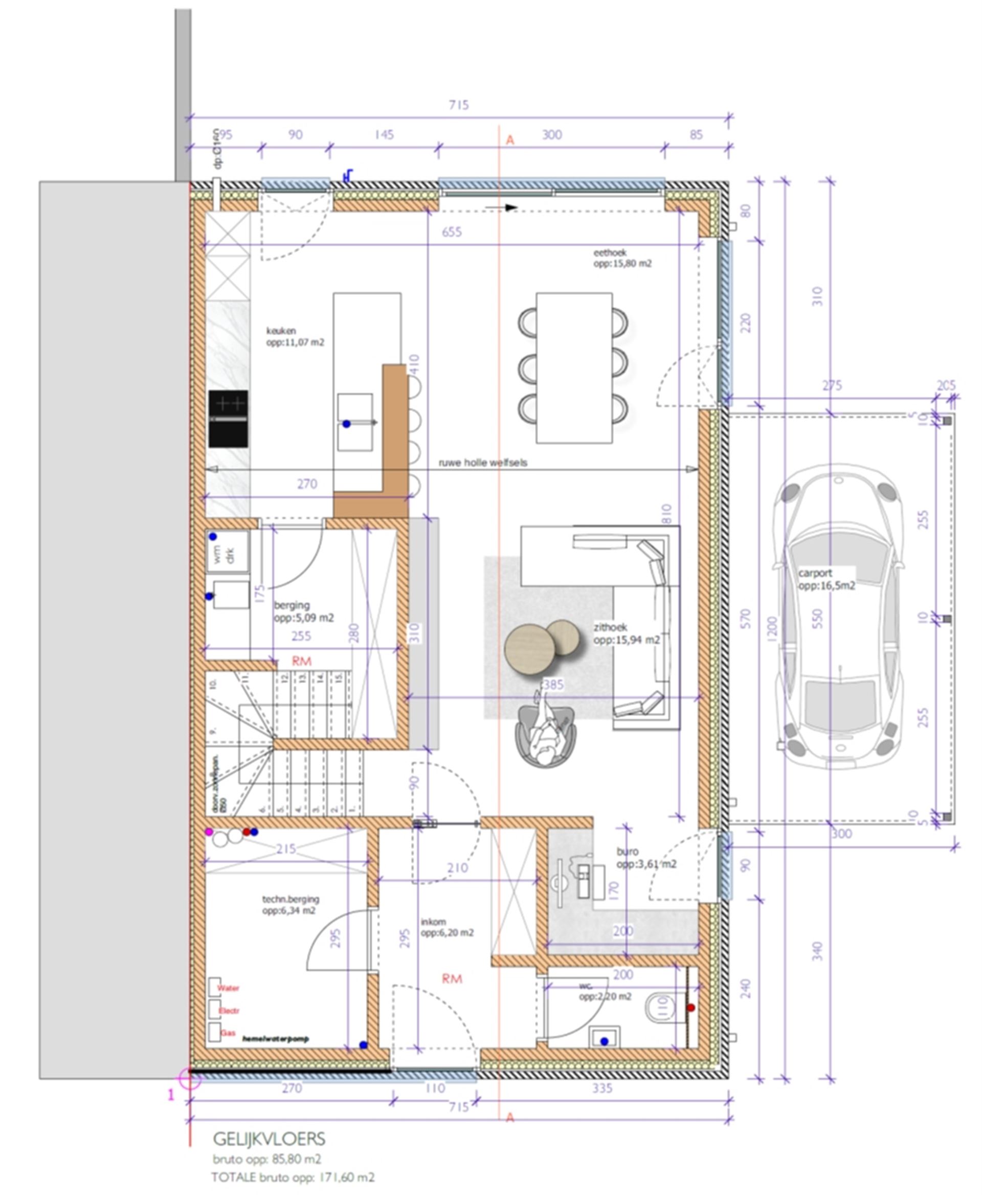 Volledig afgewerkte nieuwbouwwoning met 3 slaapkamers - foto 4