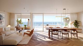 Droomt u van een luxueus appartement met een panoramisch zeezicht? Welkom bij Armada, een exclusief project dat de essentie van luxe en comfort naar Oostende brengt. Gelegen op de absolute toplocatie van de Albert I Promenade langs de iconische Zeedijk, biedt Armada de perfecte combinatie van ruimte, stijl en uitzicht. Dit is de kans om te wonen op een locatie die zowel rust als bereikbaarheid biedt, met alle voorzieningen van de stad binnen handbereik.<br /><br />Met een oppervlakte van 136,27 m² heeft dit appartement drie slaapkamers en een ruime woonkamer, ideaal voor wie houdt van open ruimte en licht. De 14 m² terras en de wintertuin van 6,15 m² maken het appartement compleet.<br /><br />De appartementen in Armada zijn stuk voor stuk uiterst ruim en luxueus afgewerkt. Ze beschikken over drie slaapkamers en een ruime woonkamer, waarvan de exceptionele gevelbreedte van meer dan 9 meter zorgt voor een indrukwekkend frontaal zeezicht vanuit het appartement. Dankzij de extra ruime terrassen, die perfect zijn om een eettafel te plaatsen en te genieten van het buitenleven, krijgt u het gevoel dat de zee binnen handbereik is. Of het nu gaat om het zonsopgang of een romantische zonsondergang, het uitzicht zal altijd het perfecte decor zijn. De appartementen beschikken bovendien over een wintertuin, zodat u het hele jaar door kunt genieten van het uitzicht en het comfort van de buitenlucht, ongeacht het seizoen.<br /><br />De gevel van het gebouw wordt afgewerkt met natuursteen, wat het een moderne en verfijnde uitstraling geeft die perfect past bij de exclusieve locatie. Het gebruik van natuursteen zorgt voor een tijdloze esthetiek die het gebouw doet opvallen als een ware blikvanger langs de Zeedijk. Binnenin wordt geen detail overgeslagen, van de keukens tot de badkamers: alles is van de hoogste kwaliteit.<br /><br />Er zijn nog vier unieke appartementen op verschillende verdiepingen, elk met een eigen karakter. De appartementen variëren in grootte en terrasoppervlakte, maar ze hebben allemaal de gemeenschappelijke kenmerken van ruime indelingen en het panoramische zeezicht.<br /><br />Oostende is de perfecte locatie voor iedereen die van luxe wonen aan zee houdt. Armada ligt op een uitstekende locatie: aan de Zeedijk, vlakbij het centrum van Oostende, met restaurants, winkels en cultuur op wandelafstand. Tegelijkertijd bent u via de snelwegen en het openbaar vervoer snel verbonden met de rest van de stad en de kust.<br /><br />Armada is meer dan een appartement: het is een levensstijl. Of u nu op zoek bent naar een luxueus tweede verblijf appartement aan de Belgische kust of een voltijdse bewoning/investering, dit project biedt de perfecte balans tussen comfort, stijl en locatie. Dit is uw kans om deel uit te maken van het exclusieve leven aan de Zeedijk in Oostende. Mis deze unieke gelegenheid niet en neem vandaag nog contact met ons op voor meer informatie of een bezichtiging.