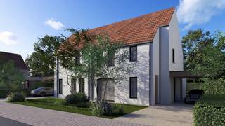 Deze stijlvolle nieuwbouwwoning maakt deel uit van een kleinschalig woonproject in het gezellige centrum van Wijchmaal. Met een beschikbare bruto oppervlakte van ca. 146 m² (exclusief af te werken zolder van 31,9 m²) werd deze woning ontworpen met oog voor ruimte, licht en wooncomfort. De architectuur onderscheidt zich door de hoge plafonds van 2,70 meter op het gelijkvloers, de grote raampartijen met authentieke raamverdeling en de kwalitatieve afwerking. Dankzij de extra hoge ramen wordt een uitzonderlijk gevoel van ruimte en licht gecreëerd.<br />De woning wordt uitgerust met moderne technieken die garant staan voor energiezuinig en comfortabel wonen: vloerverwarming, ventilatiesysteem D, een lucht-waterwarmtepomp en zonnepanelen (vermogen tussen 3.000 en 3.600 Wp). Optioneel kan actieve koeling voorzien worden.<br /><br />Dankzij de centrale ligging bevinden winkels, horeca, scholen, sportfaciliteiten en openbaar vervoer zich op wandel- en fietsafstand, terwijl u tegelijkertijd geniet van de rust en het groene karakter waarvoor Wijchmaal zo geliefd is.<br /><br />De woning wordt standaard volgens het lastenboek afgewerkt, maar kan desgewenst ook casco worden aangekocht.<br /><br />De woning is als volgt ingedeeld:<br />GELIJKVLOERS:<br />- Inkomhal<br />- Gastentoilet<br />- Ruime leefruimte met open keuken<br />- Berging / wasruimte<br />- Open carport<br /><br />VERDIEPING 1:<br />- Nachthal<br />- Slaapkamer 1<br />- Slaapkamer 2<br />- Slaapkamer 3 <br />- Badkamer<br />- Apart toilet<br /><br />VERDIEPING 2:<br />- Ruime zolderverdieping bereikbaar met vaste trap (voorzien van chape)<br /><span>- Mogelijkheid tot 4de slaapkamer en berging</span><br /><br />TUIN:<br />- Privatieve tuin<br />- Perceelafsluiting voorzien met zwarte Bekaertdraad<br />- Verhardingen in de voortuin inbegrepen en aangelegd door de projectontwikkelaar<br /><br />EXTRA TROEVEN:<br />+ Rustige ligging in het centrum van Wijchmaal<br />+ Totale bruto vloeroppervlakte van 178,3 m²<br />+ Unieke architectuur<br />+ Regenwaterput van 7.500 liter aangesloten op toiletten, wasmachine en buitenkraan<br />+ Ruime zolderverdieping met uitbreidingspotentieel<br />+ Nieuwste technieken en toekomstgerichte energieprestaties<br /><br />Droomt jij van een energiezuinige nieuwbouwwoning met een unieke uitstraling op een centrale locatie? Contacteer ons en we helpen je dichtblij verder!