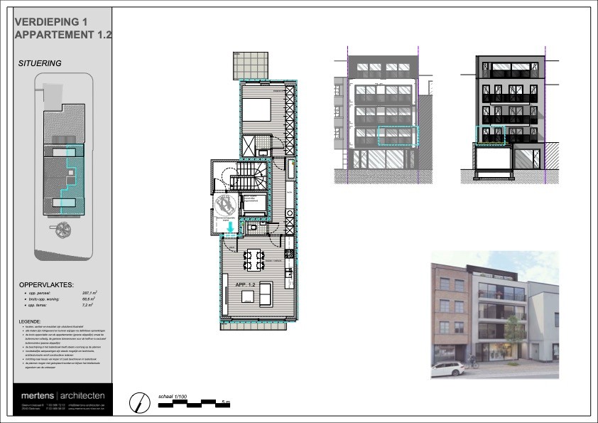Apartment for rent in Brasschaat with 1 bedroom - photo 3