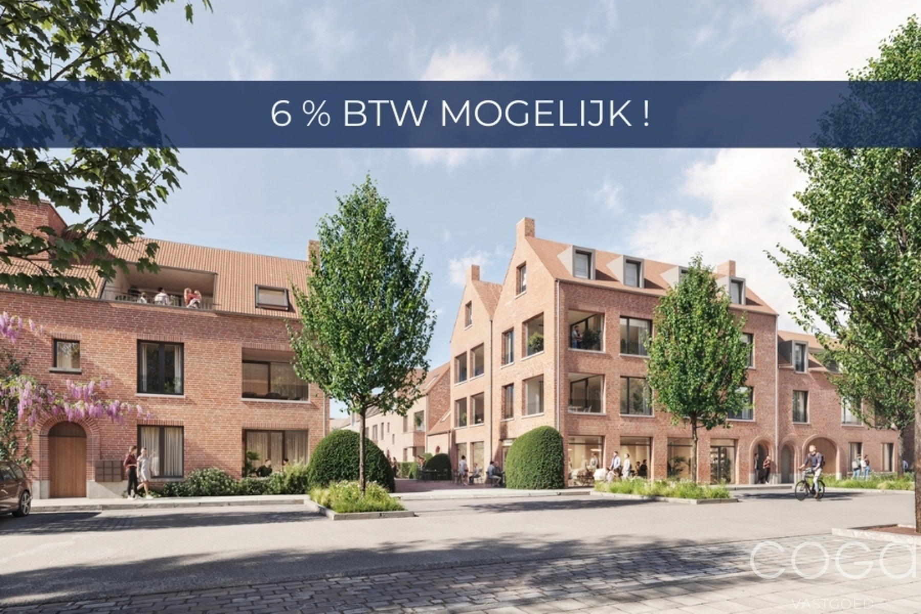 Eén-slaapkamer-appartement op 2e verdieping met dakterras. - foto 1