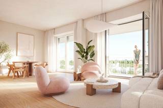 <p>Wonen met frontaal zicht op de Schelde? In het nieuwbouwproject Scheldetuin bieden we een prachtig hoekappartement met 2 slaapkamers en een uitzonderlijk ruim terras.</p>
<p>Dankzij de hoekligging en grote raampartijen geniet u hier van een maximale lichtinval en een panoramisch uitzicht op de Schelde en de skyline van Antwerpen. De leefruimte met open keuken sluit naadloos aan op het terras, waardoor binnen en buiten mooi in elkaar overlopen.</p>
<p>Het appartement combineert een unieke ligging aan de Schelde met de rust van een groene binnentuin binnen het project.</p>
<p><strong>Indeling:</strong></p>
<ul>
<li>
<p>Ruime leefruimte met open keuken</p>
</li>
<li>
<p>2 volwaardige slaapkamers</p>
</li>
<li>
<p>Badkamer</p>
</li>
<li>
<p>Berging</p>
</li>
<li>
<p>Groot terras rondom de leefruimte</p>
</li>
</ul>
<p><strong>Troeven:</strong><br />✔ Frontaal Scheldezicht<br />✔ Hoekappartement met veel lichtinval<br />✔ Groot terras<br />✔ Kwalitatieve nieuwbouwafwerking<br />✔ Rustige ligging met groene binnentuin</p>
<p>Prijs vanaf <strong>€650.000</strong></p>
<p>In de prijs zit niet inbegrepen een inpandige parkeerplaats, maar er zijn nog meerdere parkeerplaatsen te koop. Prijs per parkeerplaats: € 39.000.</p>
<p>Een unieke kans om te wonen op een toplocatie aan de Schelde.</p>
<p>📞 Contacteer ons voor meer informatie of een bezoek.<br />Meer info op https://scheldetuin-antwerpen.be/?utm_source=immoweb&amp;utm_medium=zoekertje&amp;utm_campaign=scheldetuin</p>