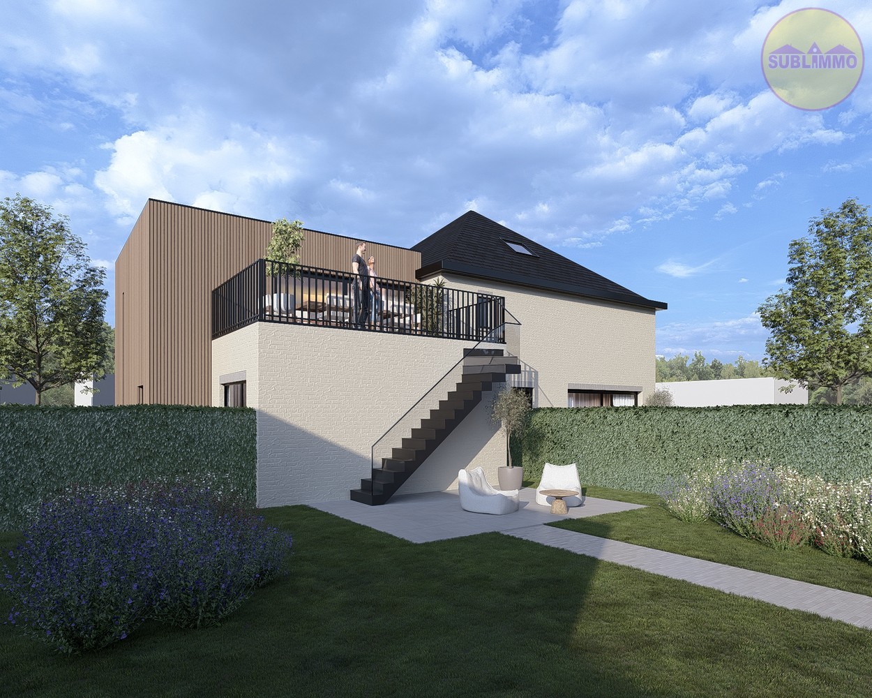 Duplex appartement met 3 slaapkamers en grote tuin in Veerle-Laakdal - foto 4