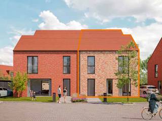 Deze halfopen bebouwing met een grondoppervlakte van 298m² combineert efficiënt ruimtegebruik met hedendaags wooncomfort. Op het gelijkvloers vind je een open leefruimte met keuken, een berging en een apart toilet. De eerste verdieping beschikt over vier slaapkamers, een ingerichte badkamer en een apart toilet. De woning wordt voorzien van een zolder en een tuin. Geïnteresseerd? Neem contact op via 03 808 43 94 of info@matexi.be.