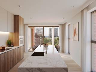 Leven op een uitzonderlijke plaats en wonen in alle rust. Genieten doe je op het terras of vanuit de mooie leefruimte door het exclusief zicht op Central Park @Sea, waar u makkelijk toegang tot heeft. Dit lichtrijke appartement met 2 slaapkamers is gelegen op de derde verdieping. Wonen in luxe maar met oog voor detail en voor het ecologisch leven, dat is wonen in residentie Baelskaai 26. Het gebouw heeft een hedendaagse structuur, dat zie je zowel aan het interieur als exterieur. Om het u makkelijk te maken, zijn er onder- en bovengronds parkeerplaatsen beschikbaar waarbij u meteen toegang heeft tot het gebouw. Ook na een fietsrit kan u uw fiets stallen in de fietsenberging op het gelijkvloers. Contacteer ons voor meer informatie over wonen in deze luxueuze residentie.