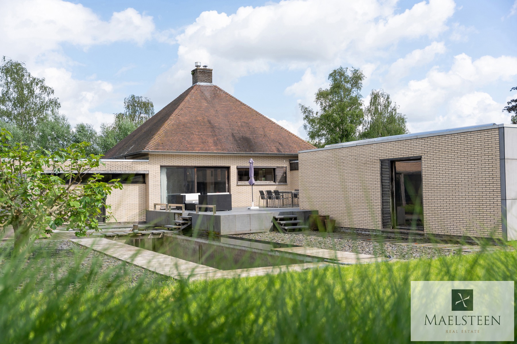 Architectenwoning op 5.231 m² te Torhout (Groenhove) - foto 3