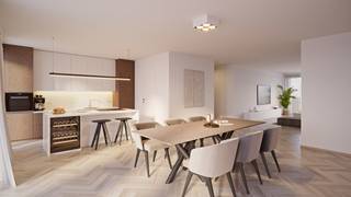 <p><strong>Luxueus nieuwbouwappartement (117m²) met 2 slaapkamers en terras op derde verdieping<br /><br /></strong>Luxueus doorzonappartement in nieuwbouwproject Residentie Auguste te Edegem, hoogwaardig afgewerkt en voorzien van alle technieken. Het zuidgericht terras laat je optimaal van het buitenleven genieten. De afwerking zet je nog volledig naar je hand dankzij de zeer hoge afwerkingsbudgetten. Zo garanderen we dat je nieuwe stek aan al je wensen voldoet.<br /><br /><strong>Kenmerken:</strong><br />- Gelegen op de derde verdieping (lift aanwezig)<br />- Bewoonbare oppervlakte: 117m²<br />- 2 slaapkamers<br />- 1 badkamer<br />- Zuidgericht terras (18m²)<br /><br /><strong>Troeven:</strong><br />- Bijna-energieneutraal, een strategische keuze<br />- Doorzonappartement<br />- Zuidgeoriënteerd leefterras<br />- Dynamische, hedendaagse architectuur<br />- A-locatie in centrum Edegem ; 10 minuten van Antwerpen<br />- Afwerking naar keuze<br />- Aankoop ondergrondse parkeerplaats(en) mogelijk</p>