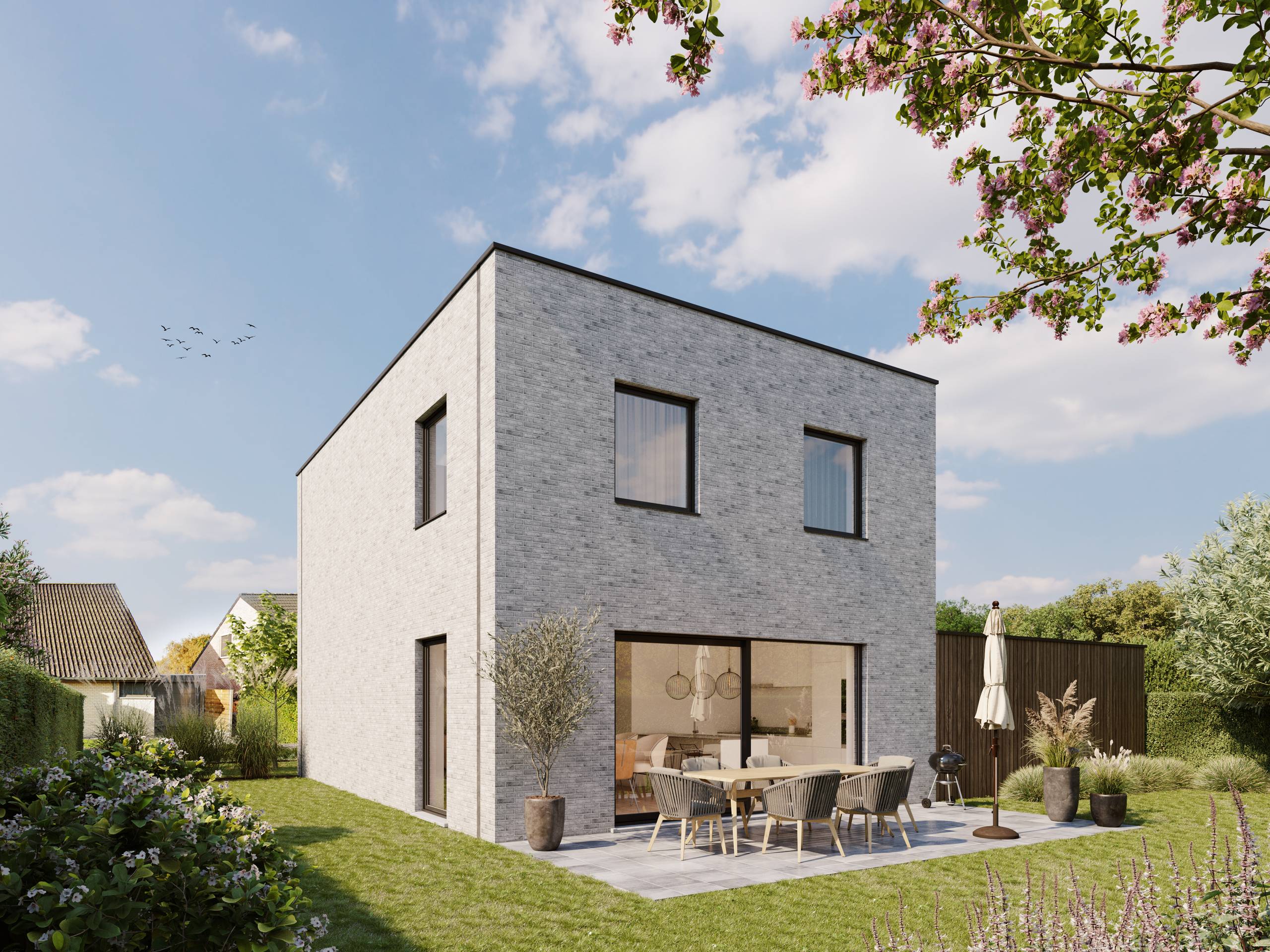 Menen: hedendaagse nieuwbouw villa met 3 slpk te koop - foto 4