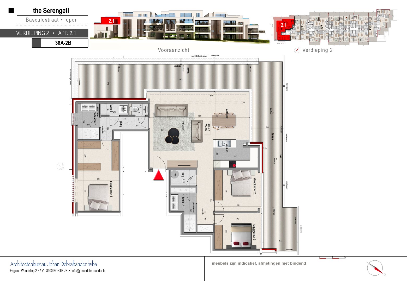 Appartement à vendre à Ypres avec 3 chambres - photo 2