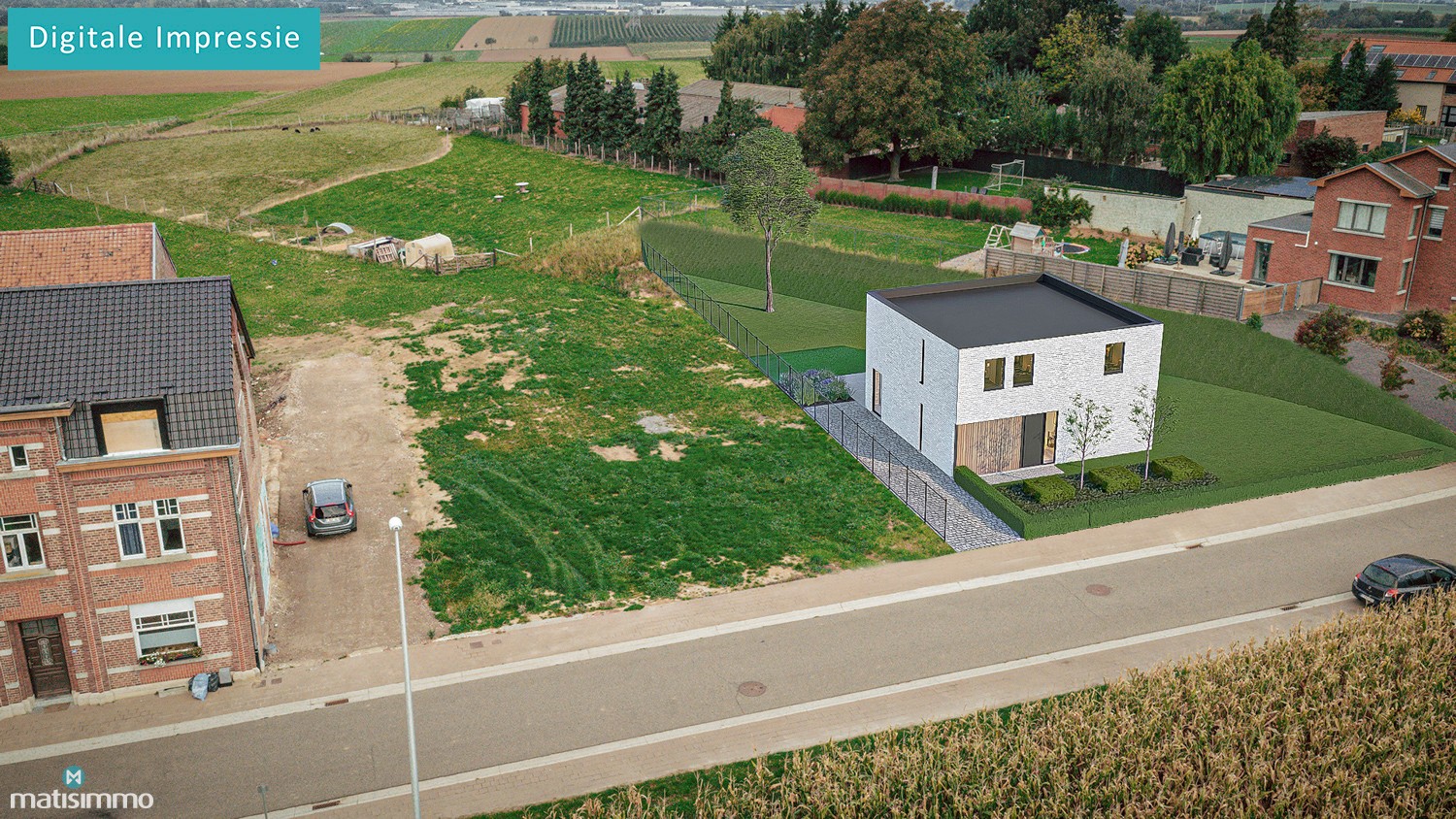 RUSTIG GELEGEN BOUWGROND VOOR OPEN BEBOUWING TE MILLEN - foto 1