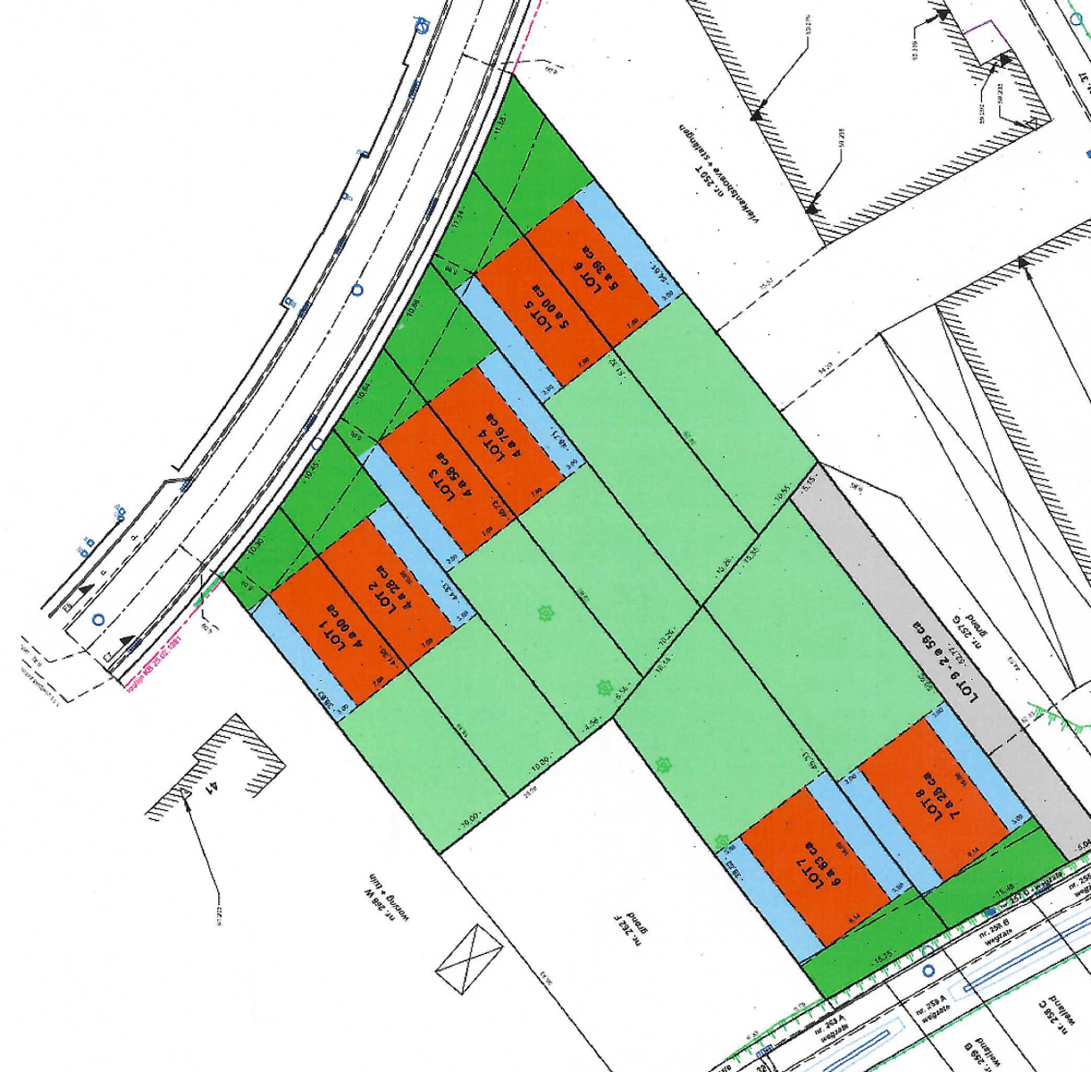 Bouwgronden voor HOB/OB met Z-gerichte terras/tuin (Aaigem)  - foto 3