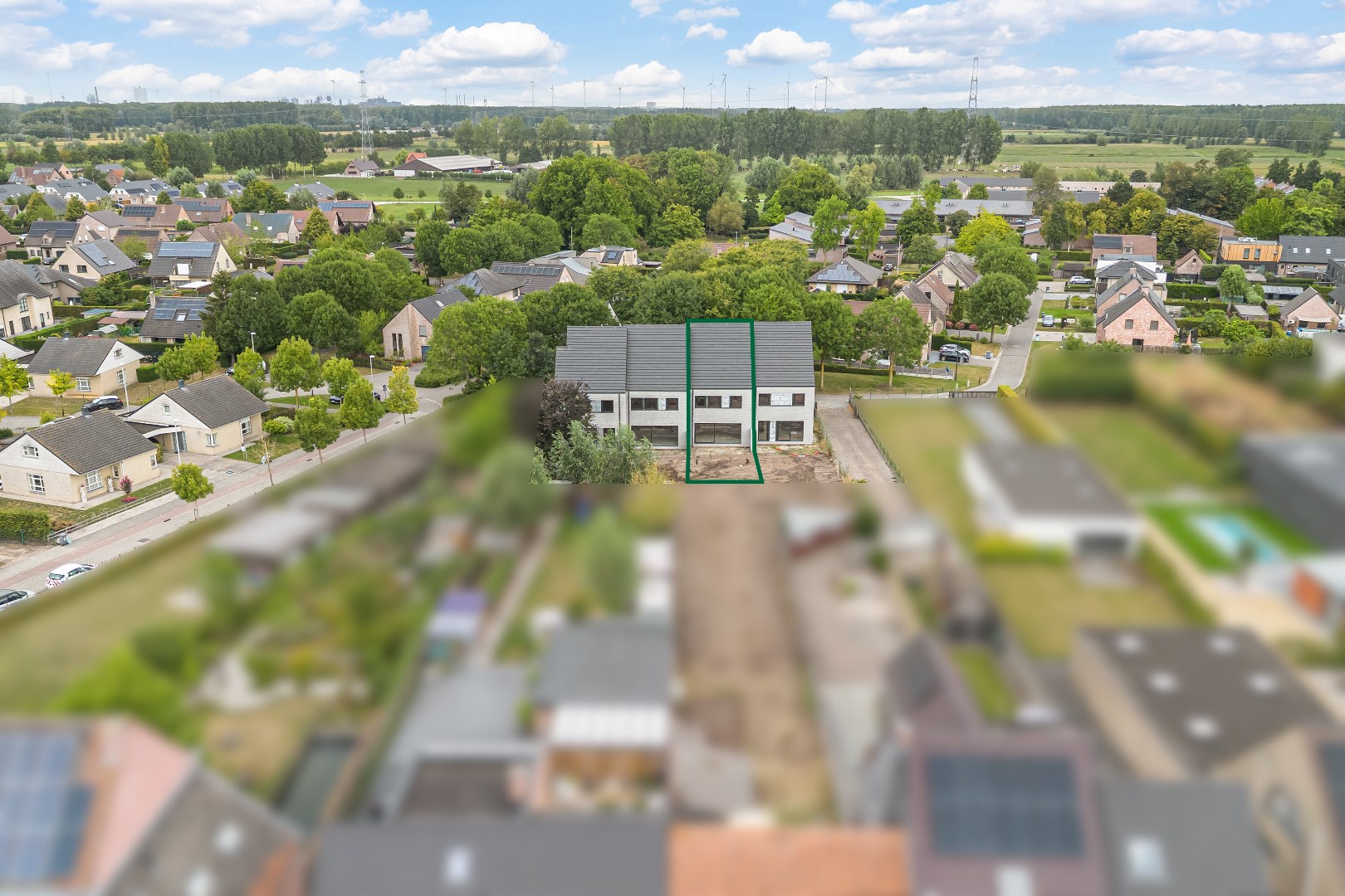 Nieuw gesloten BEN-woning in een doodlopende straat, aan een groenzone - foto 2