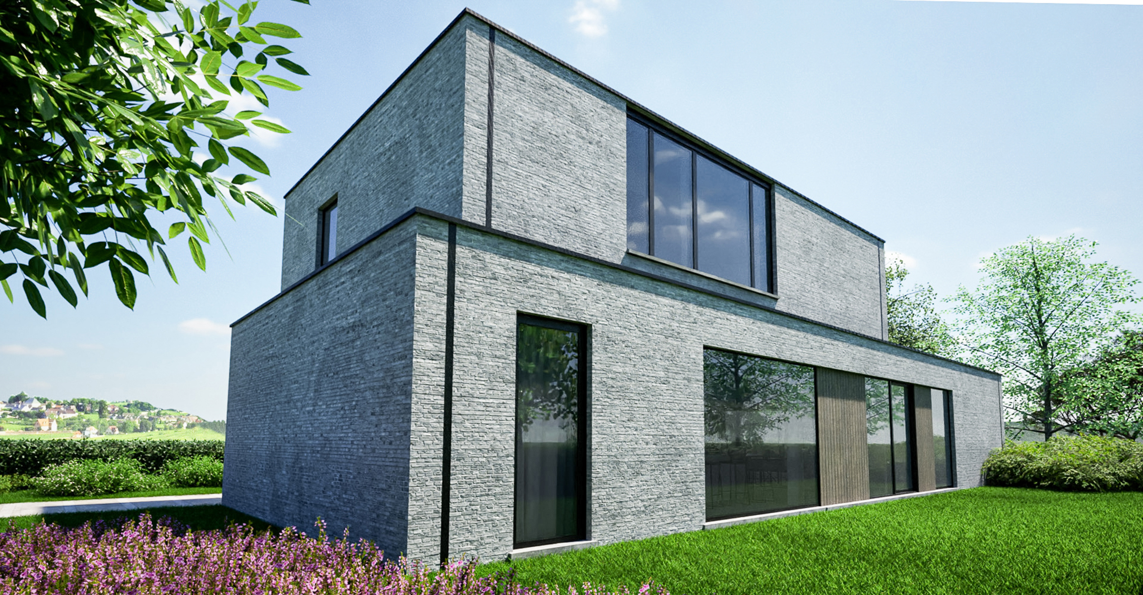 Nieuwbouwproject luxe villa te Merelbeke - foto 1