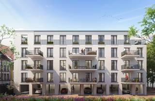 In een karaktervol nieuwbouwproject achter een historische gevel in Sint-Joost-ten-Node bevindt zich appartement A1.1: een lichtrijk en...