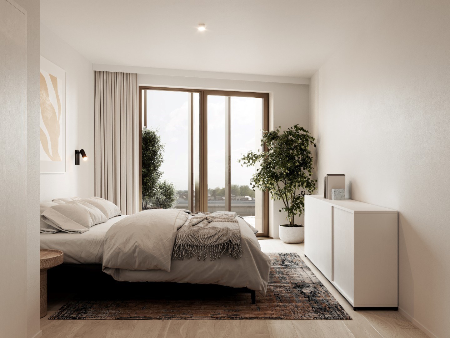 APPARTEMENT met Zuid-terras, 99m², 2 slaapkamers - Res. B'HIVE - foto 5