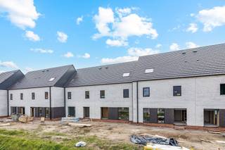 <p><span>In de Vennestraat te Wetteren verrijst een exclusief nieuwbouwproject van 14 zeer moderne eengezinswoningen, ontworpen met oog voor hedendaagse architectuur, comfort en duurzaamheid. </span></p><p><span>Goede verbindingen met de E40, E17 en R4, brengen u snel naar Gent of Brussel. Daarnaast bevinden winkels, scholen, openbaar vervoer, wandel- en fietsroutes zich allemaal op een steenworp.</span></p><p><span> </span></p><p><span>Het project bestaat uit twee residentiële blokken van telkens 7 woningen, met een mooie variatie aan woningtypes. Elke woning beschikt over grote leefruimtes met aansluitend zeer moderne keukens, 3 slaapkamers en een privétuin met terras, aangevuld met praktische tuinbergingen.</span></p><p><span> </span></p><p><span>De site werd slim ingericht met ruime gemeenschappelijke groenzones, wat zorgt voor een open en luchtig woongevoel. Autoluwe paden, een gemeenschappelijk wandelpad en 20 parkeerplaatsen (met voorbereiding voor elektrisch laden) dragen bij aan het comfort en de leefkwaliteit van de bewoners. Daarnaast zijn er ook fietsenstallingen voorzien.</span></p><p><span> </span></p><p><span>Duurzaamheid staat centraal, elke woning biedt een uitstekende energieprestatie (A+ = E0) dankij vloerverwarming via warmtepomp, zonnepanelen en een ventilatiesysteem D.</span></p><p><span> </span></p><p><span>Dit project is ideaal voor wie op zoek is naar modern wooncomfort in een groene, rustige omgeving, zonder in te boeten aan bereikbaarheid en functionaliteit. </span></p><p><span>De oplevering is al voorzien voor najaar 2026. </span></p><p><span> </span></p><p><span>Voor meer informatie contacteer Quinten van Immo Zone op 0485/02.48.04 of per mail quinten@immo-zone.be</span></p><p><span> </span></p>