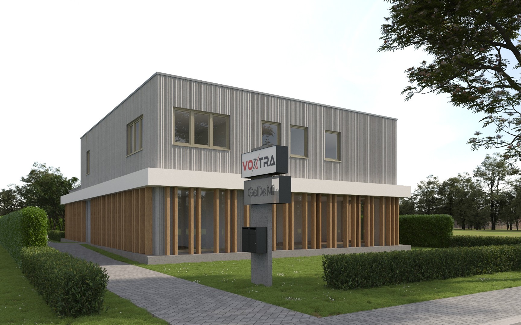 Nieuwbouw kantoor- of praktijkruimte te huur op uitstekende zichtlocatie in Lievegem. - foto 4