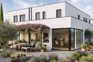 <span><strong>LIGGING:</strong></span><br /><br />Het woonproject APERONI omvat 6 Bijna-Energieneutrale nieuwbouwwoningen met elk een eigen terras en een ruime tuin.<br /><br />Deze woningen zijn gelegen vlakbij het pittoreske centrum van Lede, waarbij een groene omgeving en wonen typerend zijn voor deze ligging.<br /><br />Verder zorgt de locatie ervoor dat u een goede verbinding heeft naar omliggende steden en gemeenten via de E40 en het openbaar vervoer.<br />Daarnaast bevinden zich diverse winkels, scholen en recreatiemogelijkheden nabij!<br /><br /><span><strong>PROJECT EN AFWERKING:</strong></span><br /><br />De woningen zullen voorzien worden van een hoogwaardige afwerking met gebruik van kwalitatieve materialen en worden voorzien van de laatste technieken.<br />Zo wordt elke woning uitgerust met vloerverwarming via een warmtepomp (passieve koeling ook mogelijk), zonnepanelen, ventilatiesysteem D en regenwaterrecuperatie.<br />Binnen het project is er gekozen voor een mix van gesloten en halfopen woningen die allen bestaan uit 3 slaapkamers, een badkamer, een private oprit en een inpandige garage.<br />Daarnaast wordt elke woning voorzien van een privaat terras en een ruime tuin, waar u tot rust kan komen na een drukke werkdag en kan genieten van een prachtig verzicht.<br /><br />Aankoop onder 6%-BTW mogelijk, indien u voldoet aan de voorwaarden.<br /><br />Grijp nu deze unieke kans en contacteer Kevin voor meer info: <strong>0476 66 55 50</strong> !<br />(bepaalde foto's zijn referentiebeelden, maten en opp. zijn geraamd)