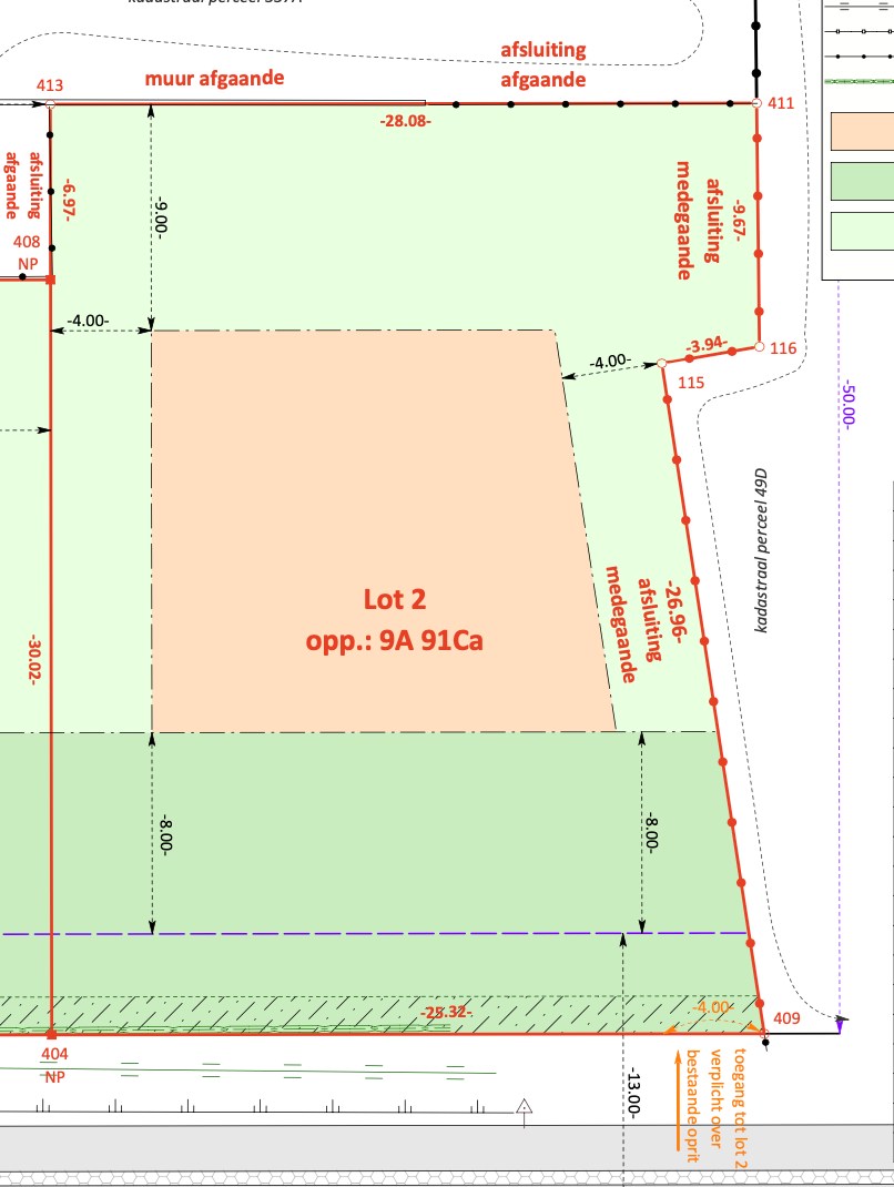 Projectgrond voor woonst/vrije beroepen/kantoor in Menen - foto 2