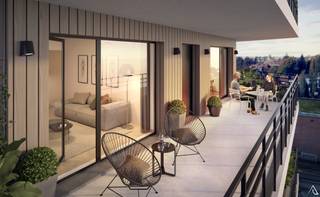 Penthouse unique de 2 chambres avec une terrasse de 63m² offrant une vue imprenable ! Profitez du summum du confort et du luxe dans cet...