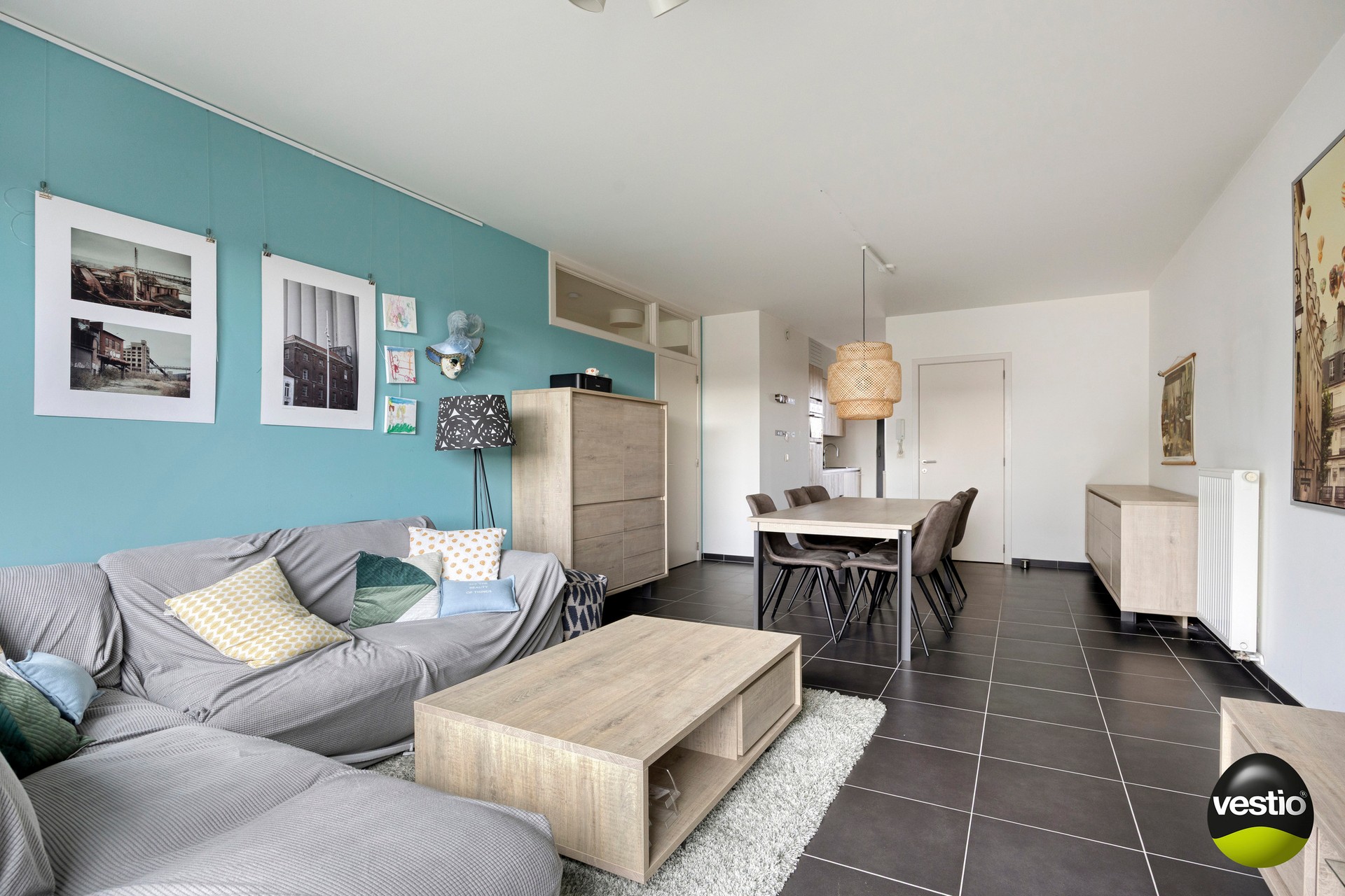 Smaakvol, kwalitatief afgewerkt 2 slaapkamer appartement met terras. - foto 5