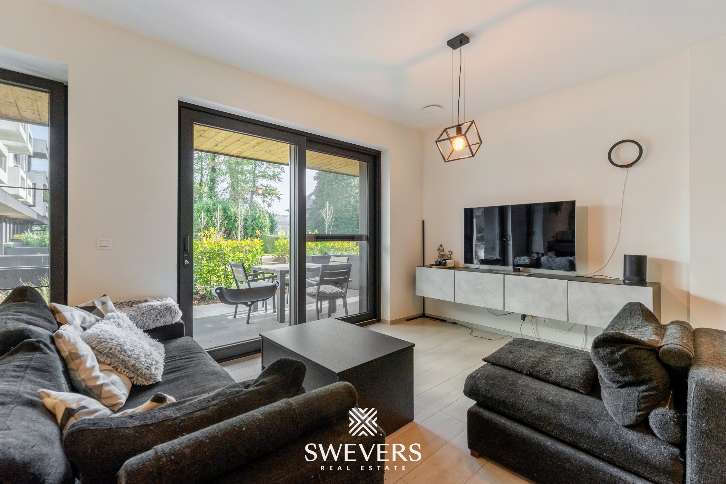 Instapklaar, energiezuinig gelijkvloers appartement (99 m²) met garage en kelders in het pittoreske Bolderberg - foto 2