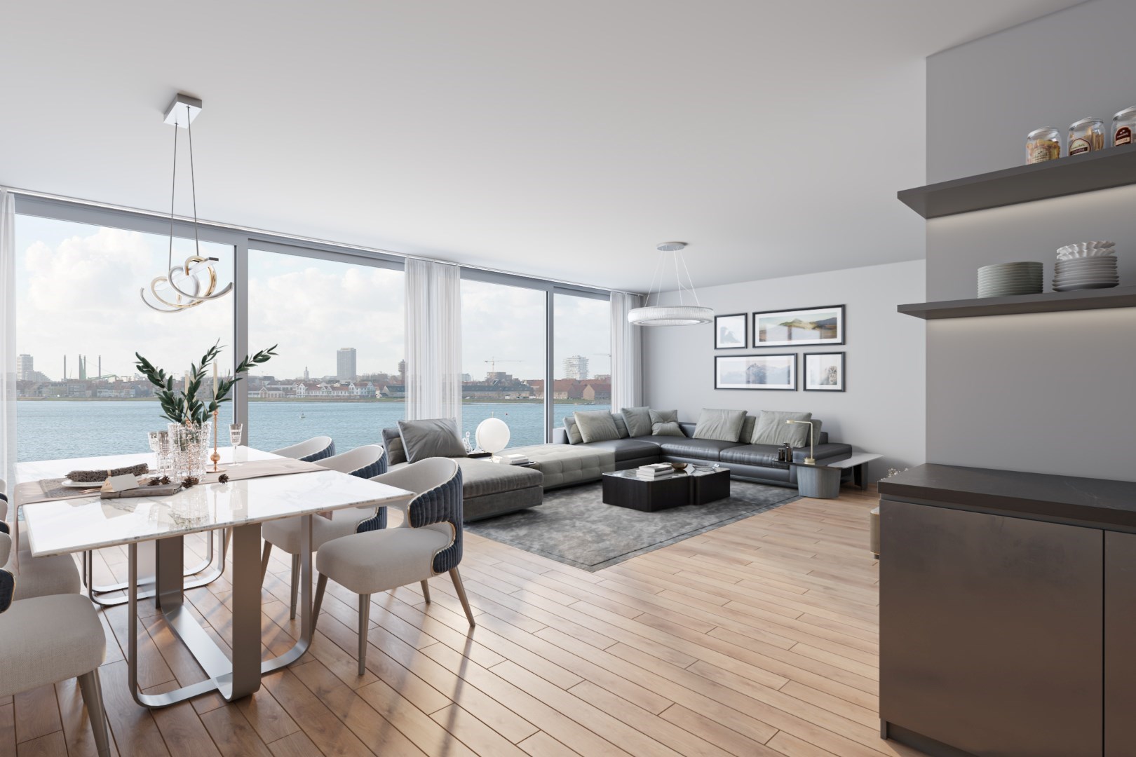 Topappartement op unieke locatie met prachtig zicht over de Spuikom! - foto 5