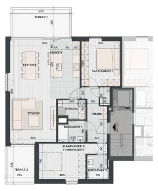 Dit <strong>prachtige doorkijkappartement</strong> (112,90m²) op de<strong> tweede verdieping</strong> aan de oostkant van Residentie Reiger biedt <strong>een ruimtelijke en lichte woonervaring</strong> met een <strong>panoramisch uitzicht op het water</strong> aan de noordzijde. Dankzij de<strong> grote raampartijen </strong>geniet je van een<strong> overvloed aan natuurlijk licht,</strong> waardoor het appartement een<strong> open en luchtig gevoel </strong>heeft.<br /><br />Dit appartement beschikt over <strong>2 slaapkamers en 2 badkamers.</strong><br />Door de<strong> terrassen aan beide zijden</strong> (13m² en 8,15m²) kun je op elk moment van de dag <strong>genieten van het buitenleven</strong>.<br />Dankzij de <strong>energiezuinige lucht-waterwarmtepomp</strong> woon je hier comfortabel met een<strong> laag energieverbruik</strong>.<br />De<strong> duurzame materialen</strong> en <strong>moderne afwerking</strong> maken dit appartement een perfecte keuze voor wie houdt van <strong>hedendaags wonen in een natuurlijke omgeving</strong>.<br /><br />Parkeren is mogelijk in de <strong>ondergrondse garageboxen of staanplaats.</strong><br /><br />Een unieke kans voor wie op zoek is naar een <strong>stijlvol en energiezuinig appartement </strong>met een <strong>rustige ligging</strong>, op korte afstand van het <strong>centrum van Ingelmunster</strong>.