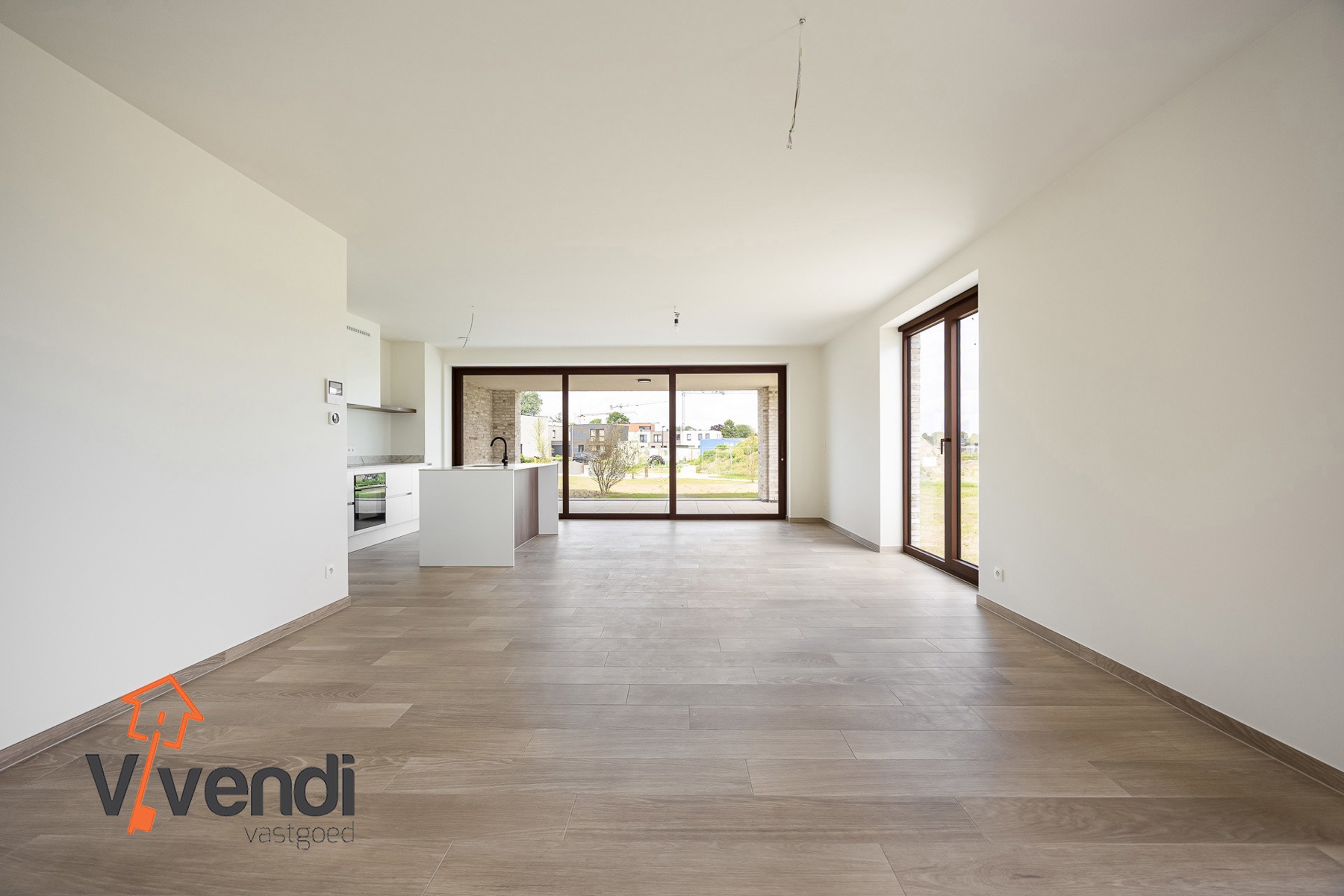 Gelijkvloers 3 slk appartement van 116m² + 17m² terras. - foto 4