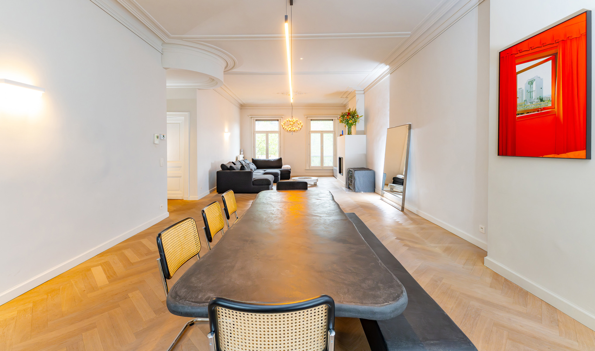 Antwerpen | Luxe authentiek 3 slpk app. met terras + P  - foto 4