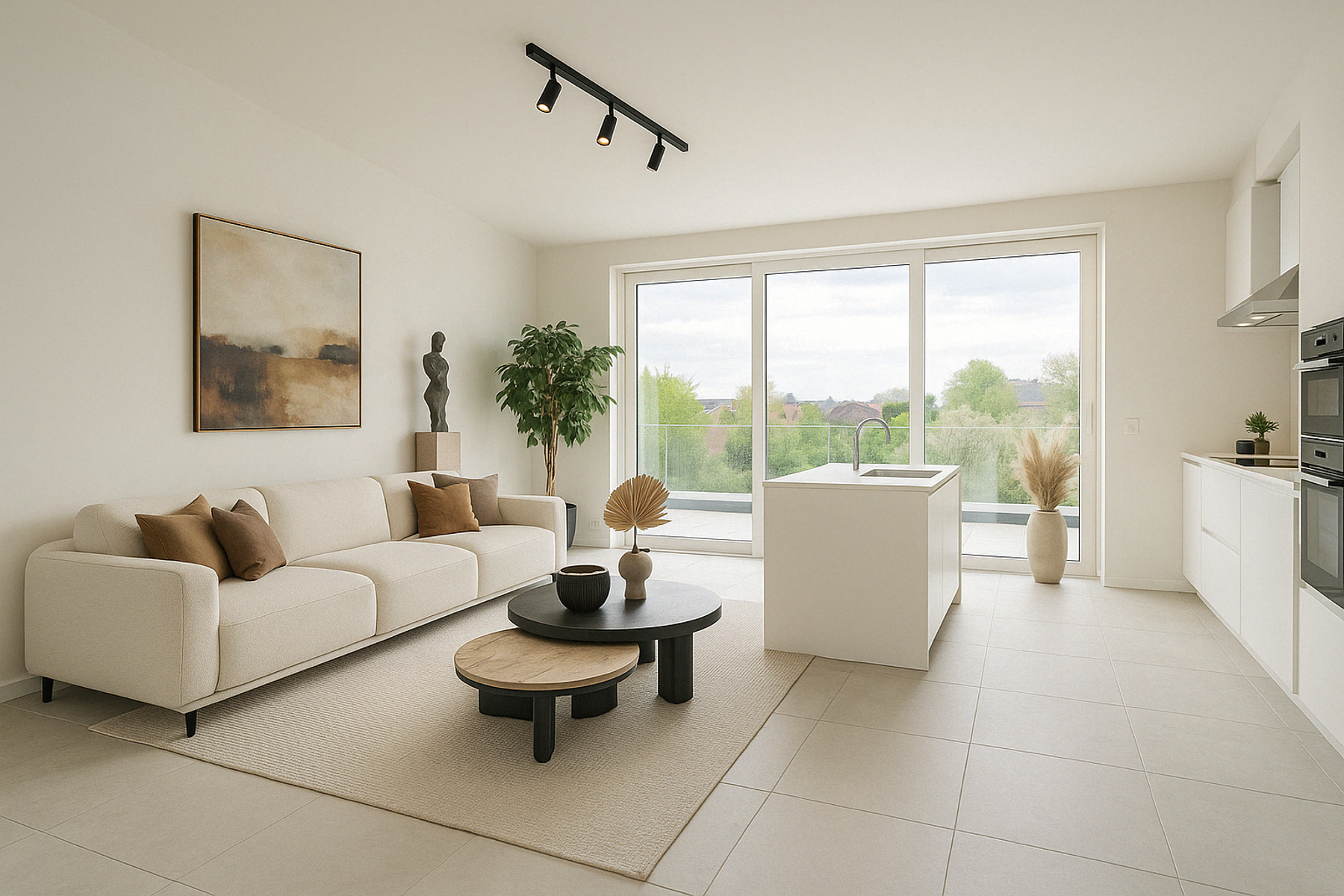 Gelijkvloersappartement met eigen toegangsdeur, zonnig terras en private tuin! - foto 4