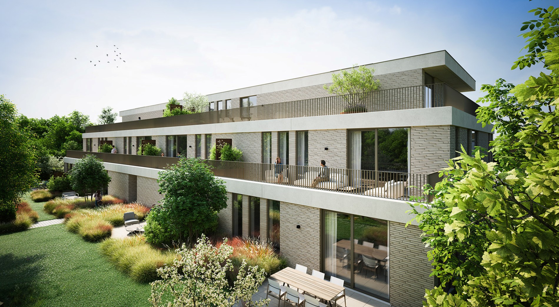 Nieuwbouw 1-slaapkamer appartement in centrum Geel - foto 4