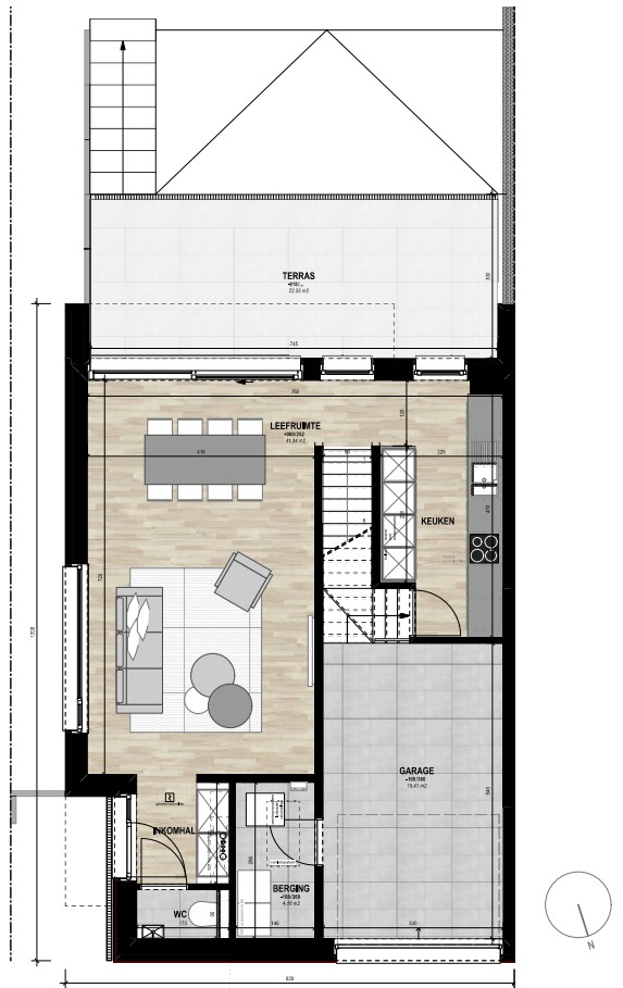 HOB Nieuwbouwwoning met inpandige garage en 2 badkamers (Lot 2) - foto 5