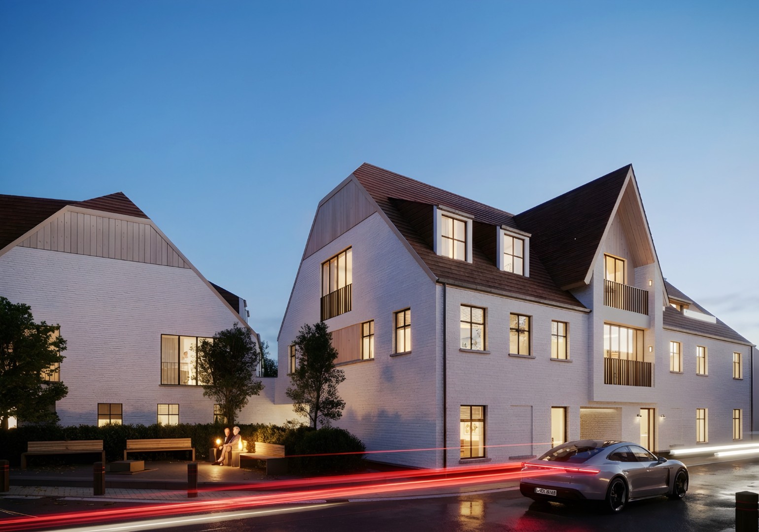 Très grand appartement de 2 chambres dans la Villa Grace – avec un grenier spacieux et pratique et une jolie terrasse, Dorpsstraat - photo 1