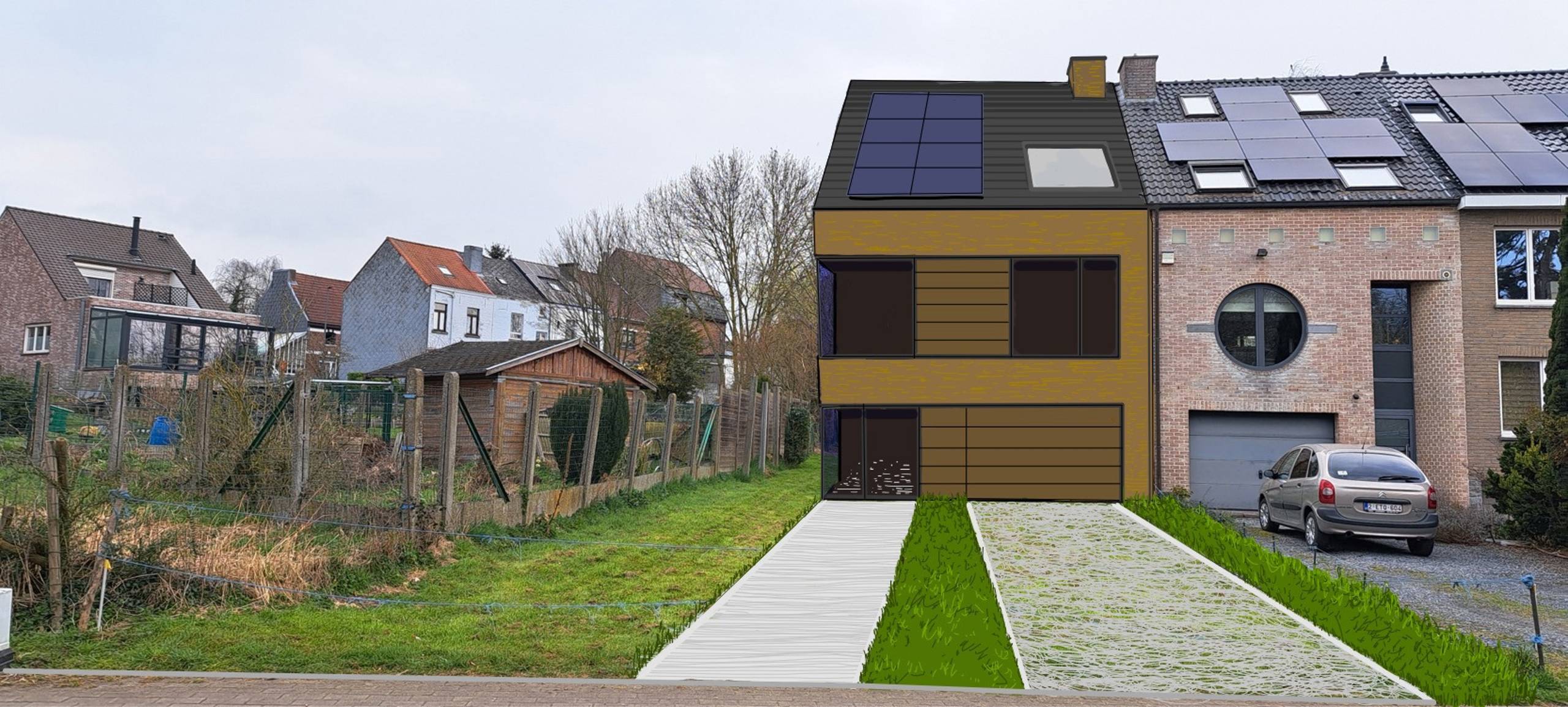 Rustig gelegen bouwgrond voor halfopen woning (5a38) - foto 4