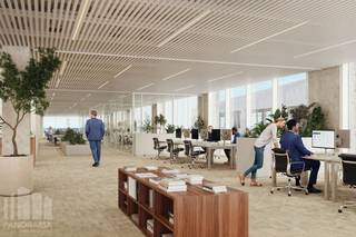 Fenomenaal gelegen <strong>stand-alone kantoren</strong> met oppervlakte van <strong>1.457 m²</strong> te huur, op slechts 1 km van de R0, met directe toegang via de op- en afrit Machelen-Woluwelaan.<br /><br /><strong>BROEKLIN Brussel, </strong>een nieuw prestigieus project in de periferie, straalt moderne duurzaamheid uit met groene ruimtes en innovatieve bouwtechnieken. Het ontwerp bevordert een dynamische en veelzijdige stedelijke leefomgeving.<br /><br />De kantoorruimtes zijn voorzien van het allerhoogste comfort en bevinden zich in een prestigieus kantoorgebouw van 5 verdiepingen, uitgerust met alle technieken die in de toekomst de norm zullen zijn. Daarnaast kunnen huurders genieten kantoorruimtes die een ruimtegevoel geven (vrije hoogte van 2,80 m) . <br /><br />De centrale receptie zorgt voor een stijlvolle service, en de ondergrondse parkeerplaatsen voor zowel auto's als fietsen staan garant voor een vlotte bereikbaarheid en het gemak van zijn "bewoners".<br /><br />Deze site stimuleert het werkleven dankzij een (gezond) restaurant, een prachtig tuinterras op de 1e verdieping (870 m²), veel groen en picnic area's, douches, een state-of-the-art fitnessruimte, aangevuld met flexibele archief-/polyvalente ruimtes.<br /><br />Het gebouw beschikt bovendien over de prestigieuze <strong>BREEAM Outstanding, WELL en LCBI certificaten</strong>.<br /><br />Contacteer <strong>PANORAMA B2B</strong> voor bijkomende inlichtingen, plannen of een vrijblijvend plaatsbezoek <strong>0477 09 00 09</strong>