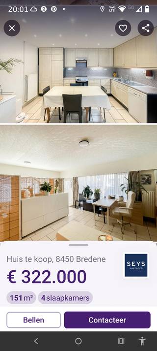 Instapklaar licht-rijke hoekhuis te koop gewoon of gemengd gebruik. Indeling: ruime living /eet plaats met ruime open keuken,hal en apart toilet ,...