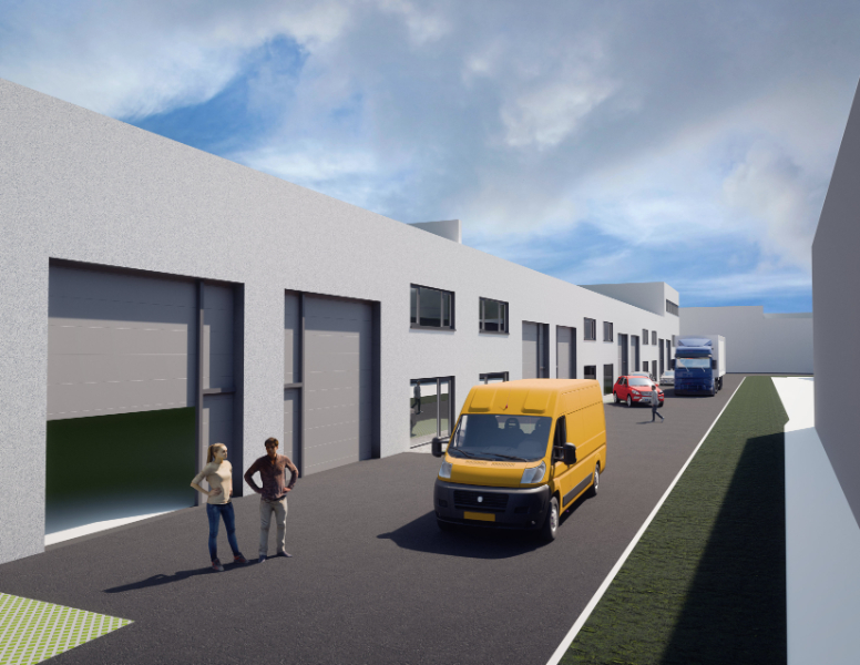 Modern nieuwbouw magazijn met kantoorruimte in Gent - foto 4